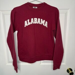 The Cotton Exchange Vintage Alabama Crimson Crew Neck Sweatshirt Size Small GUC